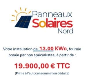 Meilleurs prix 13 KWc Panneaux Solaires