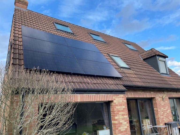 Installation 3 KWc Panneaux solaires nord