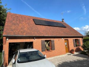 installation de panneaux solaire sur une maison de Carvin