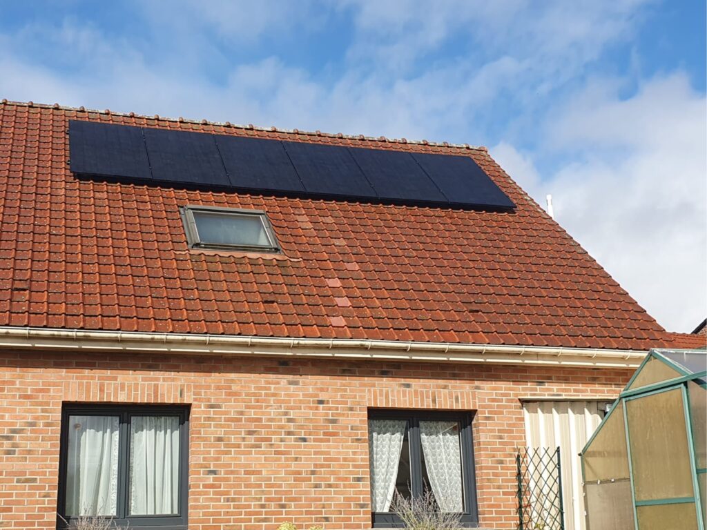 Panneaux solaires installés à Fouquières-les-Lens